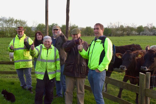 Group from Sustainable Devizes at Caenhill Countryside Centre